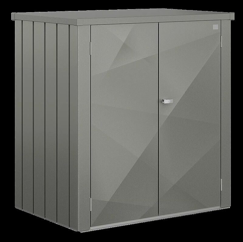 Geräteschrank ROMEO® X-DESIGN, Größe L, in quarzgrau-metallic