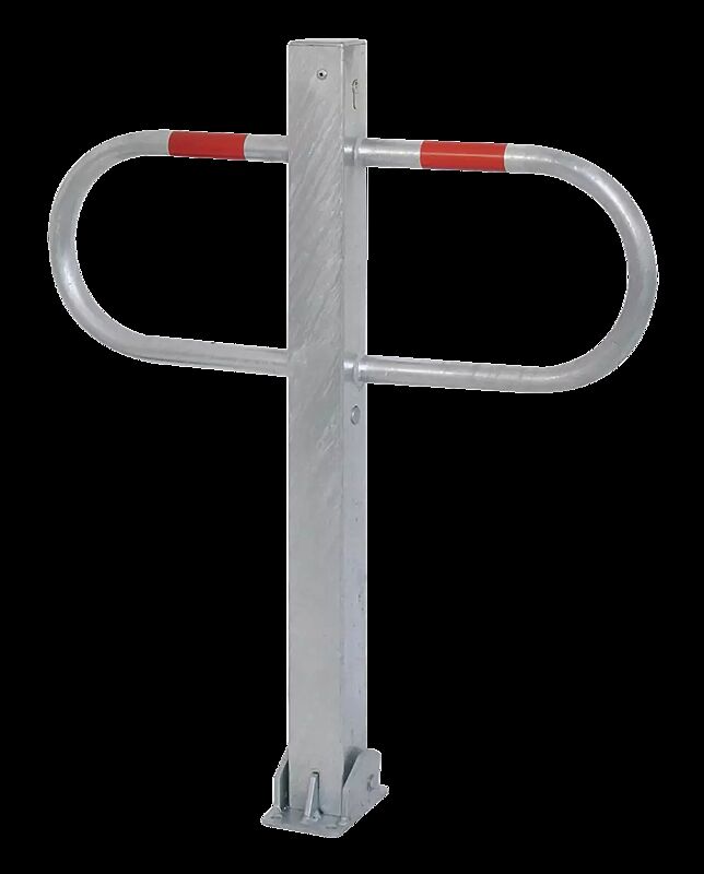 Durchgangssperre PARON zum Aufdübeln, feuerverzinkt, mit Profilzylinderschloss