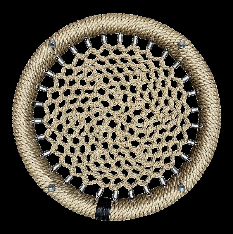 Detail: Schaukelnest, Sitzfläche mit Außenring in beige ähnlich RAL 1001 beige