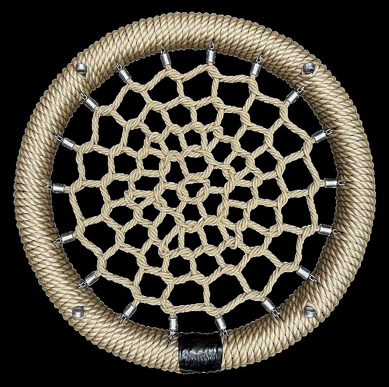 Detail: Schaukelnest, Sitzfläche mit Außenring in beige ähnlich RAL 1001 beige