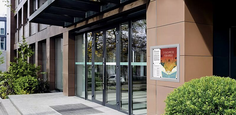 Schaukasten NEFFES, Querformat, für 6 x DIN A4