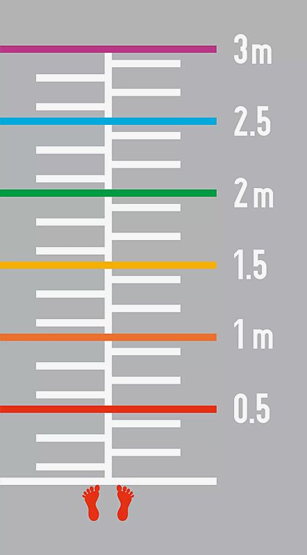 Thermoplastische Bodenmarkierung MAREEL