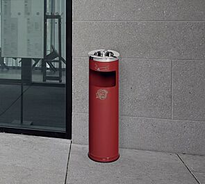 <div id="container" class="container">Abfallbehälter BONN mit Ascher, RAL 3000 feuerrot</div>