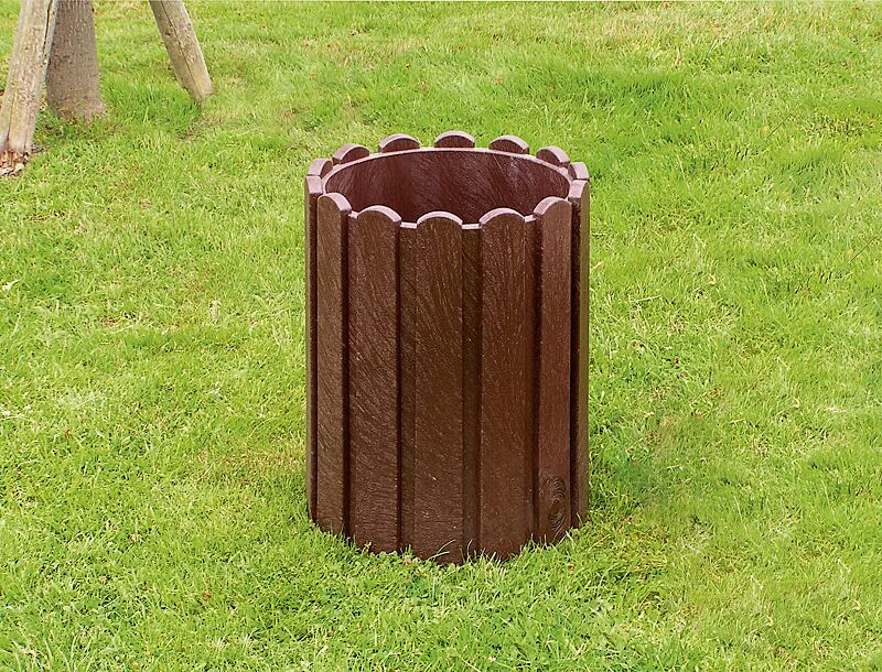 Abfallbehälter BROMLEY zum freien Aufstellen