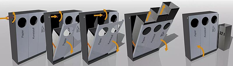 abfallbehaelter-crystal__shoKAT0019441 Entleerung Abfallbehälter CRYSTAL TRIO