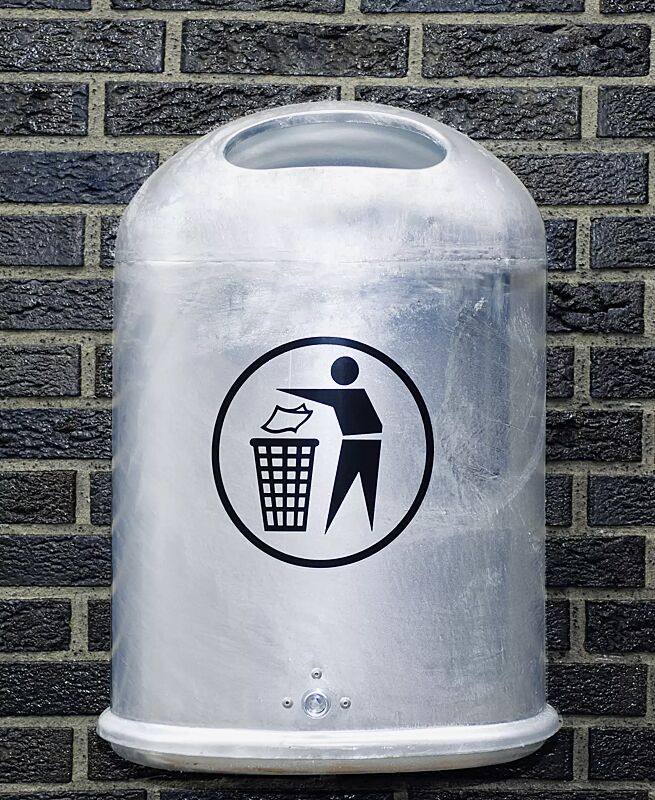 abfallbehaelter-derby__shoKAT0012233 Abfallbehälter DERBY aus Stahlblech, feuerverzinkt