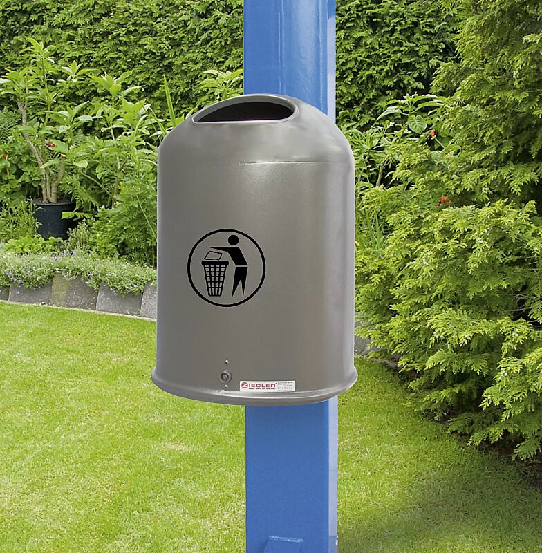 abfallbehaelter-derby__shoKAT0057662 Abfallbehälter DERBY aus Stahlblech, ohne Ascher, in DB 703 eisenglimmer