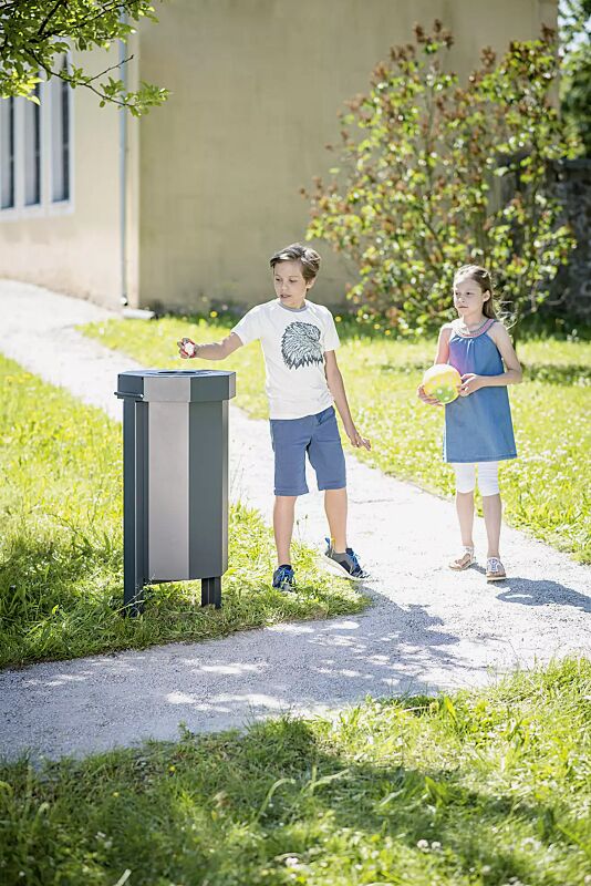 abfallbehaelter-hamburg__shoKAT0057858 Abfallbehälter HAMBURG in RAL 7016 anthrazitgrau