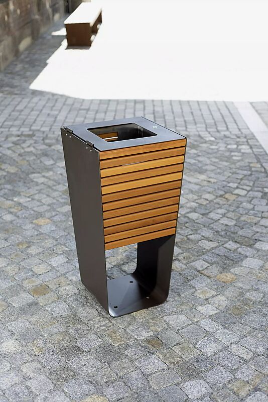 abfallbehaelter-karma__shoKAT0055545 Abfallbehälter KARMA mit Innenbehälter, Stahlteile in DB 703 eisenglimmer