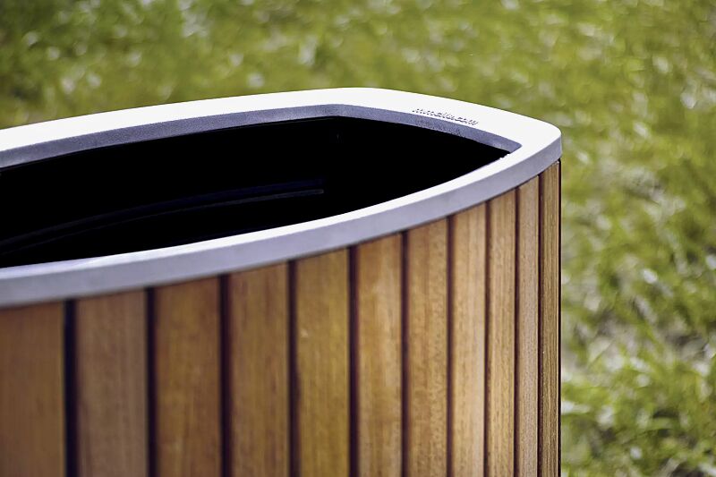 abfallbehaelter-minium__shoKAT0043450 Detail: Jatobaholzbelattung