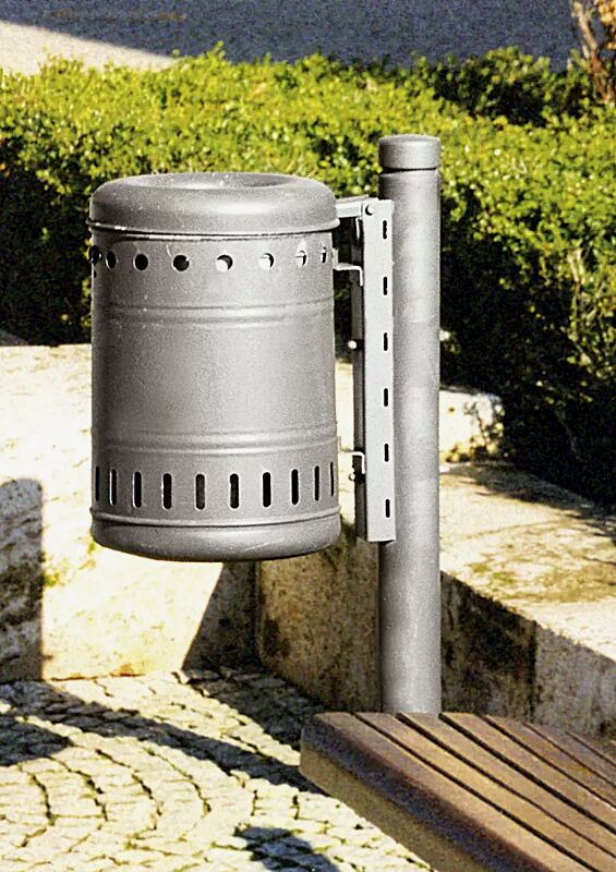 Abfallbehälter mit Poller BOULEVARD 83