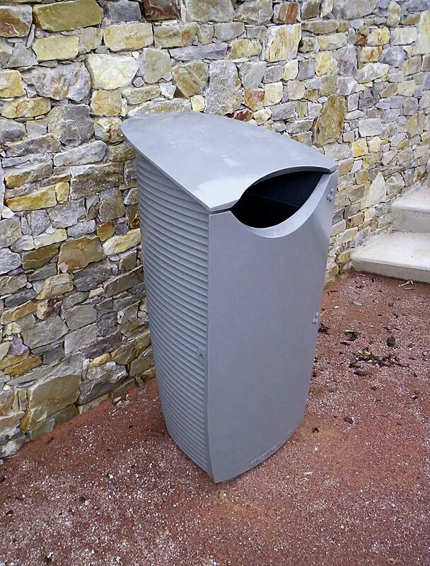 abfallbehaelter-nastra__shoKAT0043069 Abfallbehälter NASTRA, Aluminiumguss in RAL 9006 weißaluminium