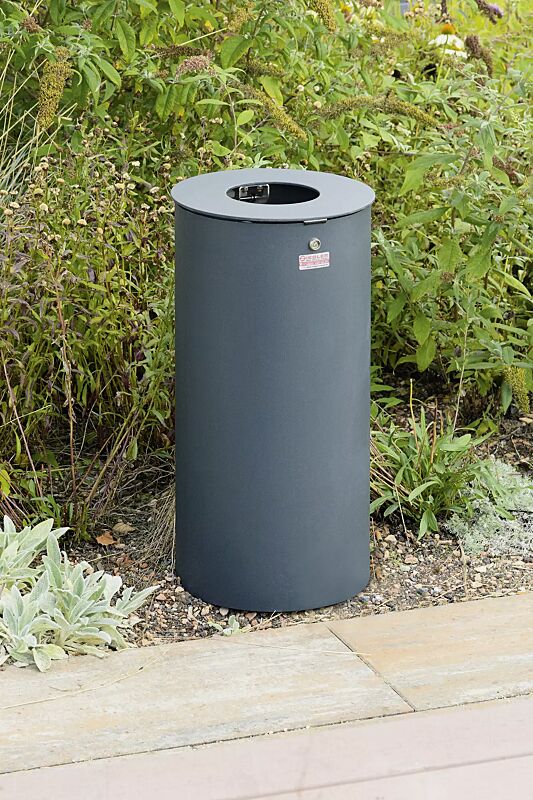 abfallbehaelter-noranda__shoKAT0061099 Abfallbehälter NORANDA ohne Ascher, in RAL 7016 anthrazitgrau