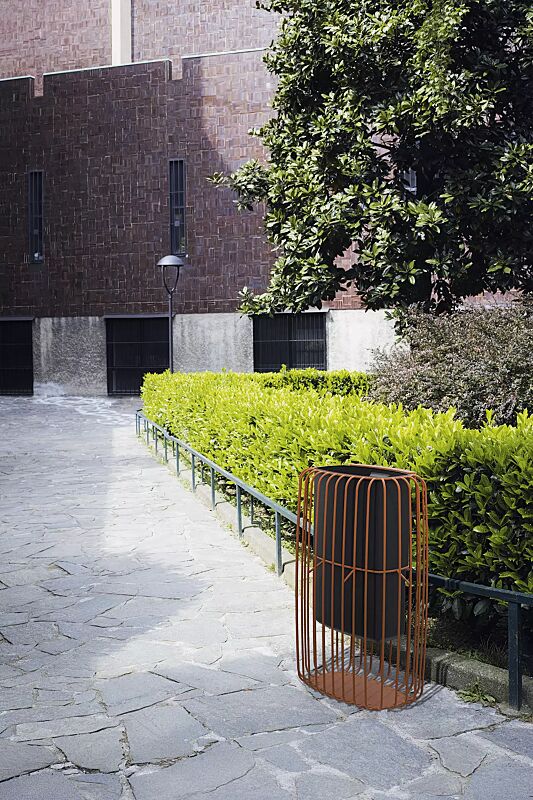 abfallbehaelter-tlesk__shoKAT0057519 Abfallbehälter TLESK mit Innenbehälter, in CORTEN