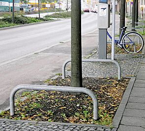Schutzbügel SALONIKI, Ø 60 mm, Breite 800 mm