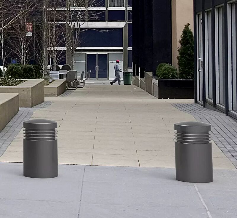 Abwehrpoller ESCALIS, in RAL 7016 anthrazitgrau