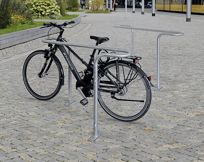 Anlehnbügel ALBANY, doppelseitig, feuerverzinkt