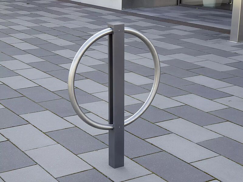 Anlehnbügel BARR zum Einbetonieren, mit Flachkopf