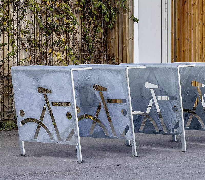 Anlehnbügel FARGO, feuerverzinkt