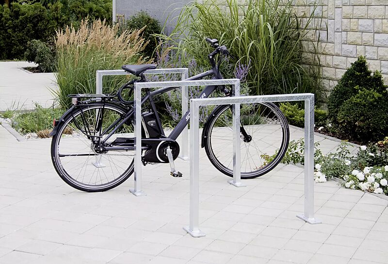 Anlehnbügel FLINT zum Aufdübeln, feuerverzinkt