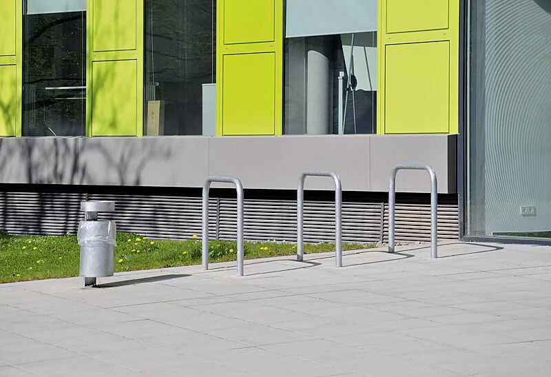 anlehnbuegel-florida__shoKAT0022227 Anlehnbügel FLORIDA ohne Quersteg, zum Einbetonieren, feuerverzinkt