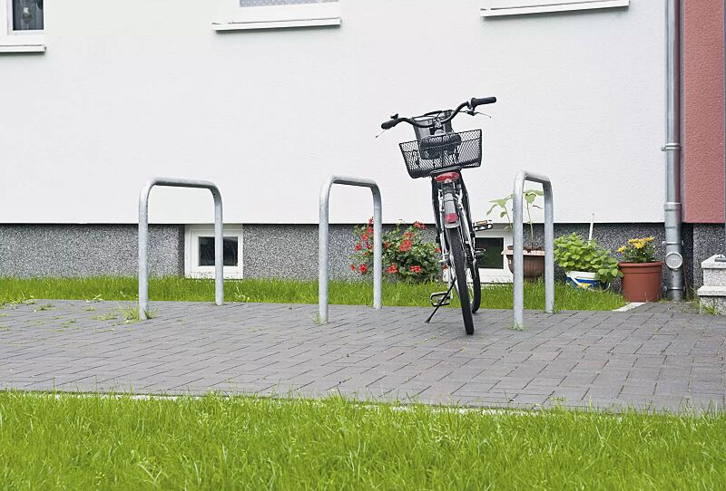 anlehnbuegel-florida__shoKAT0023632 Anlehnbügel FLORIDA ohne Quersteg, zum Einbetonieren, feuerverzinkt