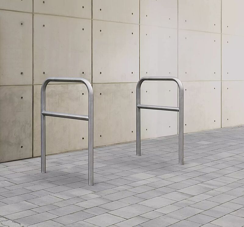 anlehnbuegel-florida__shoKAT0068439 Anlehnbügel FLORIDA mit Quersteg, zum Einbetonieren, Edelstahl