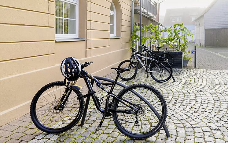 Anlehnbügel GILBERT zum Einbetonieren, in DB 703 eisenglimmer