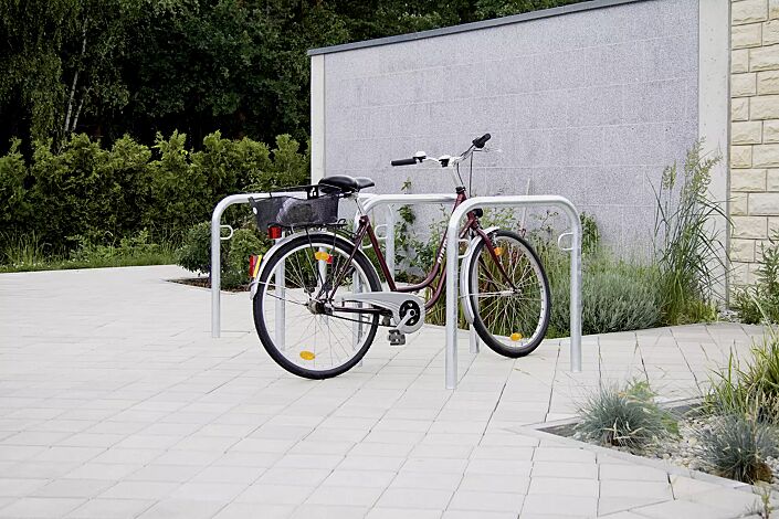 Anlehnbügel MIAMI NEW zum Einbetonieren, Breite 750 mm