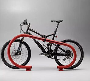 Anlehnbügel OPEN in RAL 3003 rubinrot