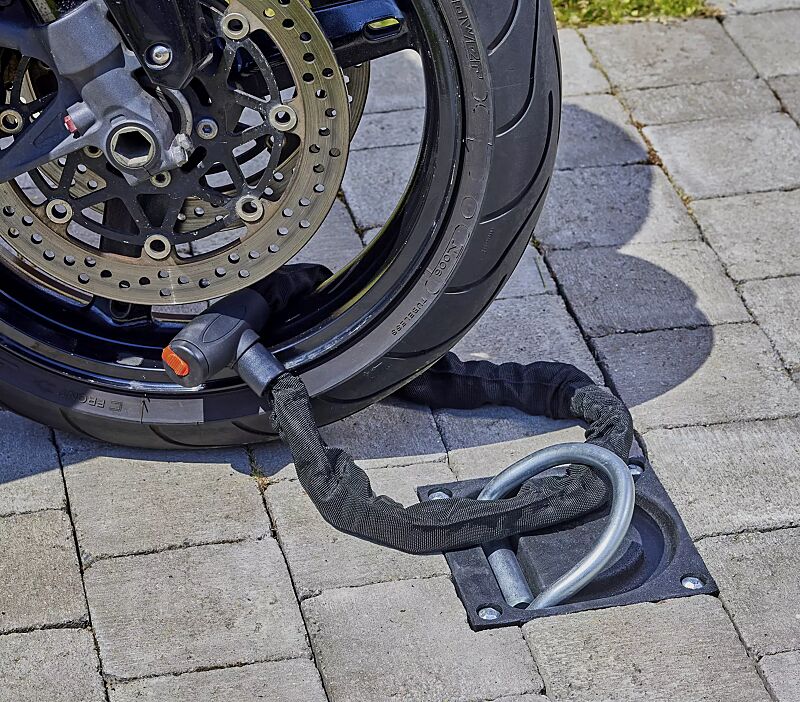 Anschließbügel MATARO zum Aufdübeln, Einbau bodenbündig