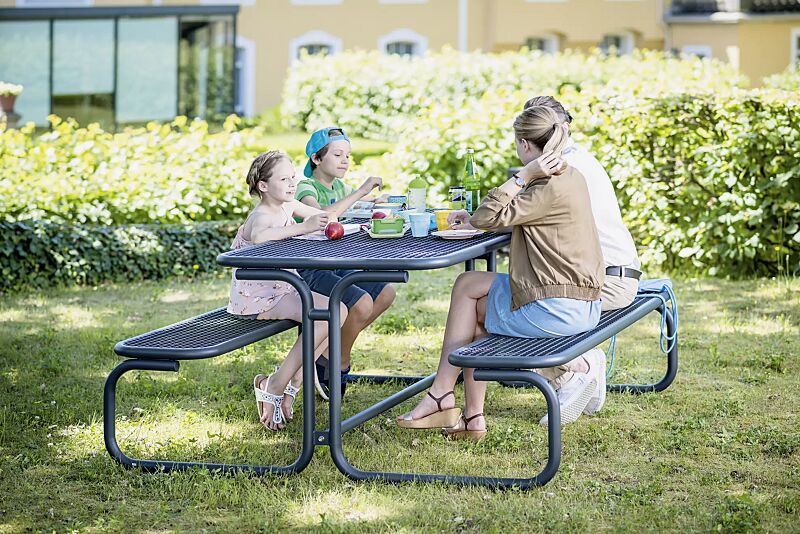 bank-tisch-kombination-campo__shoKAT0057776 Bank-Tisch-Kombination CAMPO in RAL 7016 anthrazitgrau