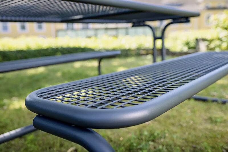 bank-tisch-kombination-campo__shoKAT0057785 Bank-Tisch-Kombination CAMPO in RAL 7016 anthrazitgrau