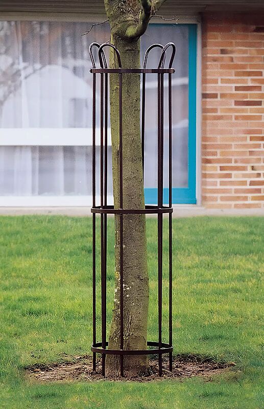 baumschutzgitter-tulip__shoKAT0071186 Baumschutzgitter TULIP, 1870 x 555 mm, in RAL 8017 schokoladenbraun