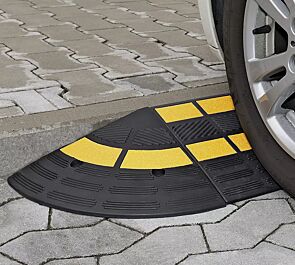 Bordsteinrampe LUTTER, Normelement und Abschlusselement, Höhe 100 mm