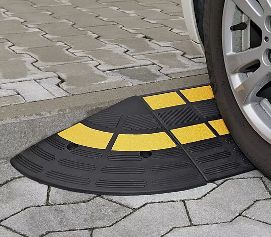 Bordsteinrampe LUTTER, Normelement und Abschlusselement, Höhe 100 mm