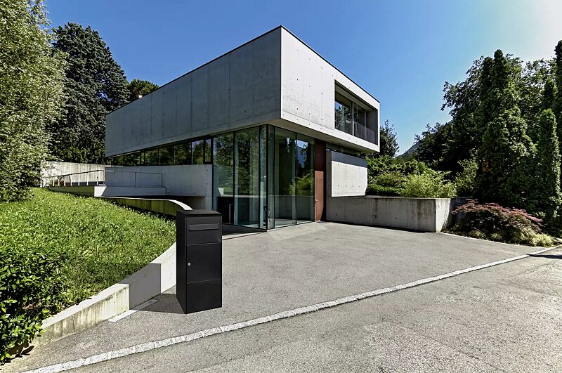 brief--und-paketkasten-murs__shoKAT0072798 Brief- und Paketkasten MURS in tiefschwarz