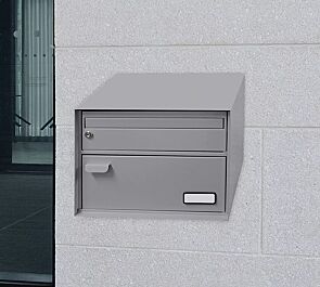 Briefkasten CALAIS nach PTT-Norm in RAL 9007 graualuminium