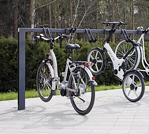 <div id="container" class="container">Design-Lenkerhaltesystem UNIT einseitig, 6 Stellplätze, in RAL 7016 anthrazitgrau</div>