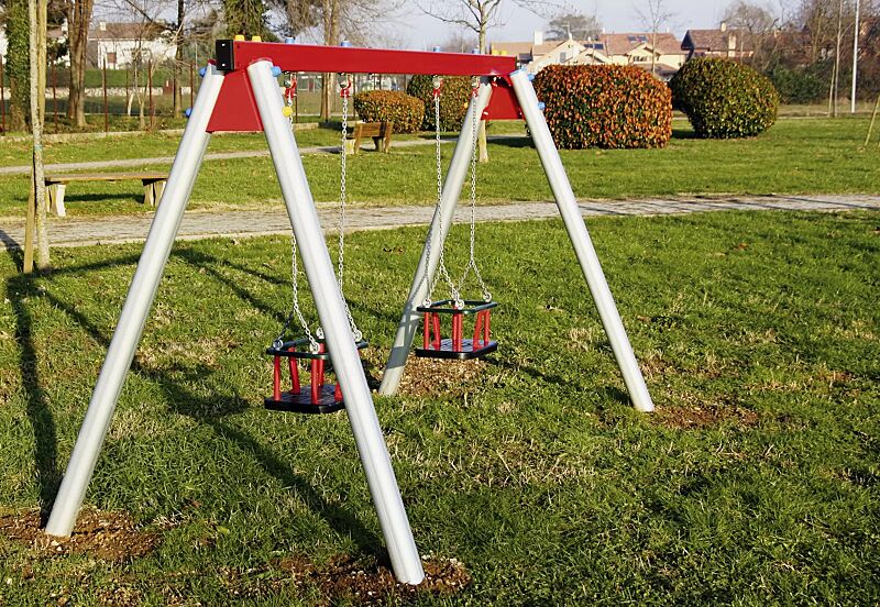 doppelschaukel-bianca__shoKAT0031247 Doppelschaukel BIANCA mit Sicherheitsschaukelsitzen