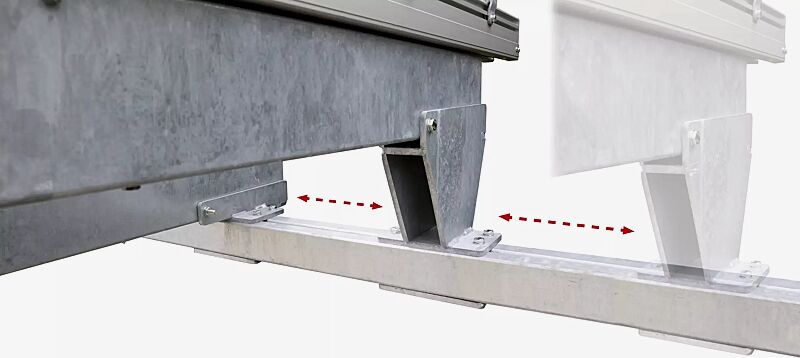 doppelstock-fahrradparksystem-flexhub__shoKAT0052544 obere Radeinstellschiene, jederzeit flexibel einstellbar