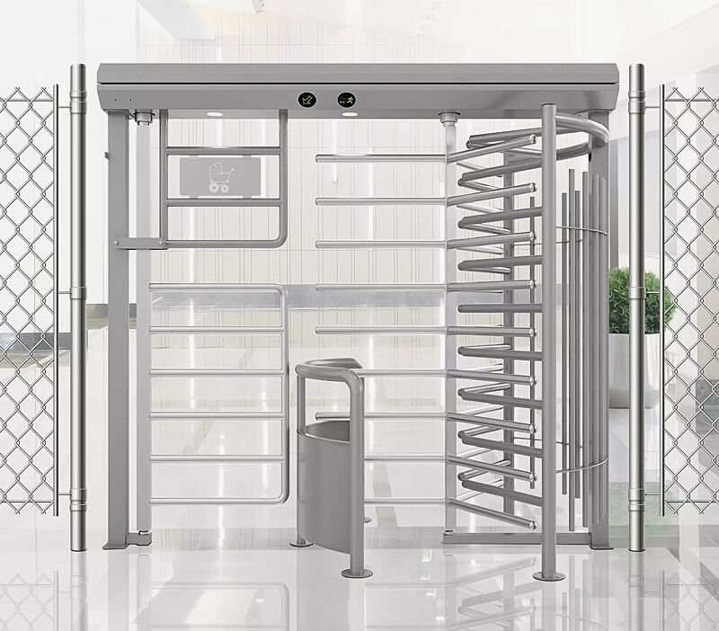 Drehkreuz PELLA mit Kinderwagenschleuse