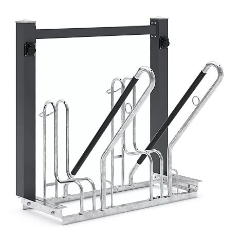 E-Bike-Ladestation IRVING POWER, Fahrradständer mit Lademodul für 2 Ladepunkte