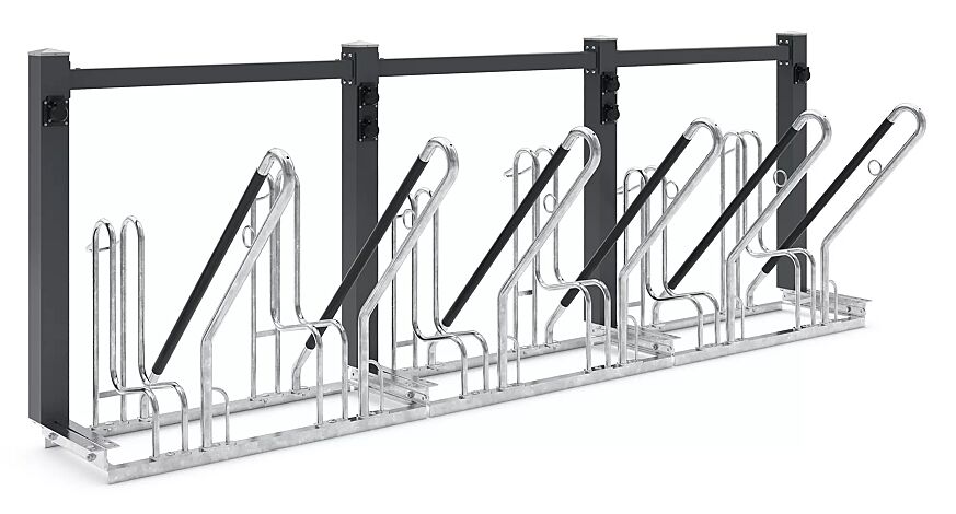 <div id="container" class="container">E-Bike-Ladestation IRVING POWER, Fahrradständer mit Lademodul für 6 Ladepunkte</div>