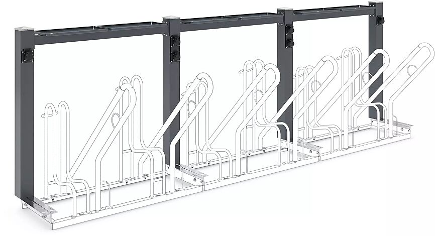 <div id="container" class="container">E-Bike Ladestation IRVING POWER mit Lademodul für 6 Ladepunkte, 6 farbbeschichtete Ablageschalen</div>