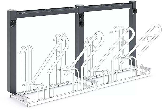 <div id="container" class="container">E-Bike Ladestation IRVING POWER mit Lademodul für 4 Ladepunkte, 4 farbbeschichtete Ablageschalen</div>