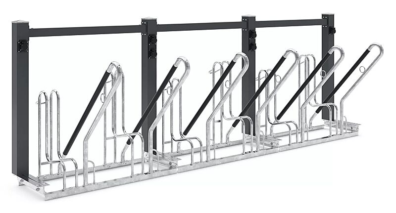 e-bike-ladestation-irving-power__shoKAT0073229 E-Bike-Ladestation IRVING POWER, Fahrradständer mit Lademodul für 6 Ladepunkte