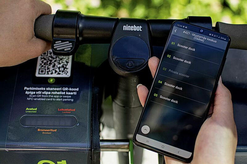 Detail: Öffnungsmechanismus, Freischaltung per App