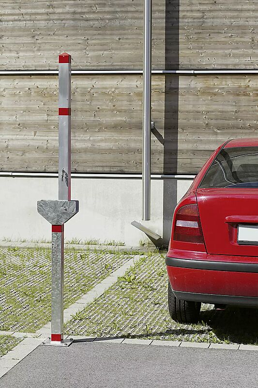 ein--und-doppelarm-sperrpfosten-gijon__shoKAT0059047 Einarm-Sperrpfosten GIJON, rechts sperrend