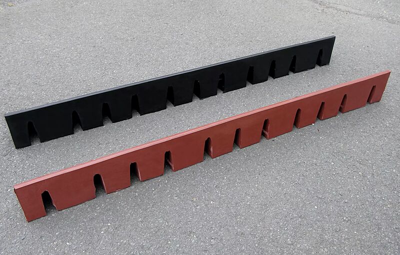 elastikbordstein-agay__shoKAT0059505 Elastikbordstein AGAY in anthrazit und rotbraun